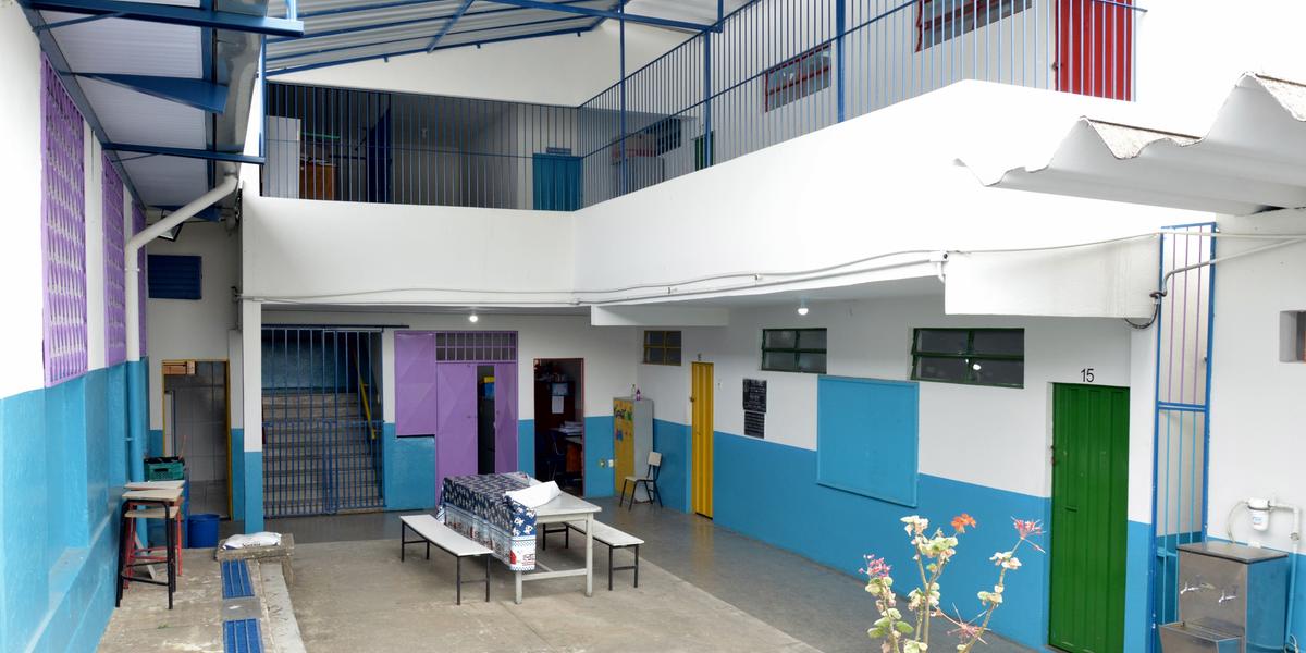 Escola Municipal Babita Camargos, da rede de ensino de Contagem (Foto: Prefeitura de Contagem/ Divulgação)