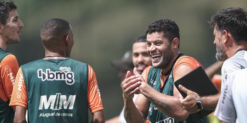 Artilheiro do Galo, Hulk deve voltar à equipe depois de se recuperar da Covid-19 (Pedro Souza / Atlético)