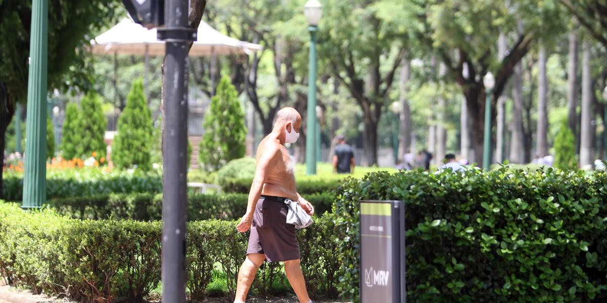 CALOR EM BH (FOTO: MAURICIO VIEIRA / JORNAL HOJE EM DIA)