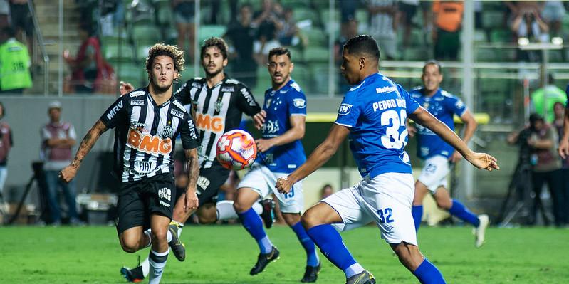 No último duelo entre Atlético e Cruzeiro na final estadual Mineiro, o time celeste levou a melhor e foi campeão  de 2019 com vitória por 2 a 1 e empate por 1 a 1 (Bruno Haddad/Cruzeiro)