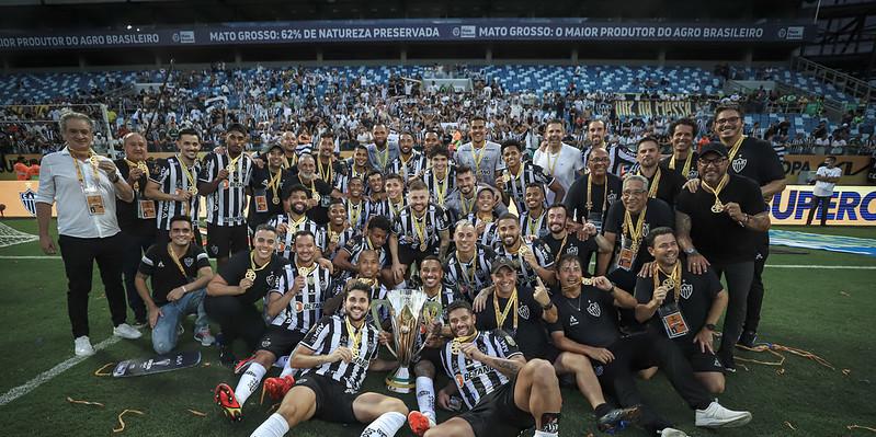 Com a Supercopa do Brasil, Atlético conquistou três títulos nacionais em 80 dias (Pedro Souza/Atlético)