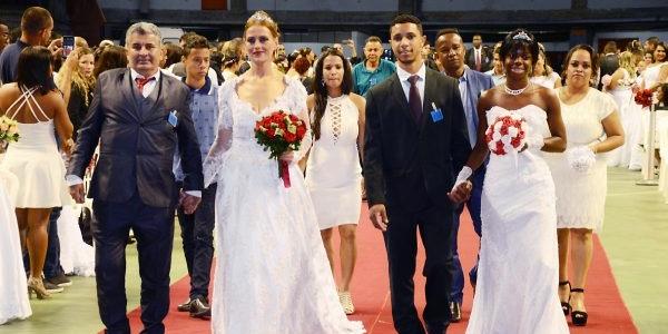 Casamento comunitário organizado pela Defensoria Pública (Defensoria Pública / divulgação )