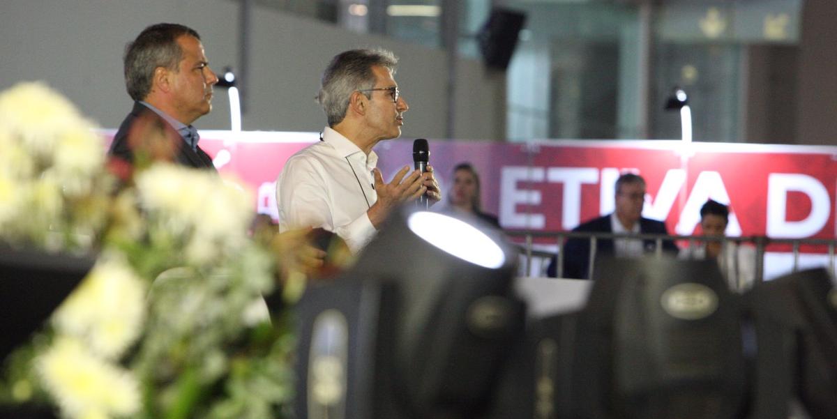 Governador falou durante Congresso que acontece em Belo Horizonte nesta quinta-feira (2) (Lucas Prates/Hoje Em Dia)