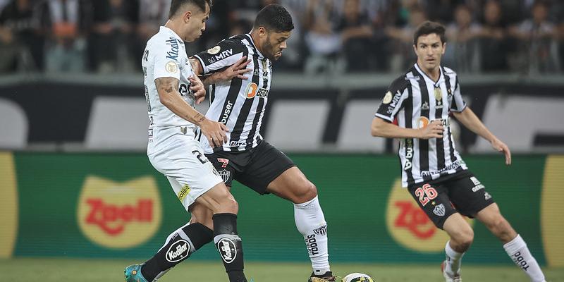 Galo e Santos empataram em jogo disputado neste sábado (11) no Mineirão (Pedro Souza / Atlético)