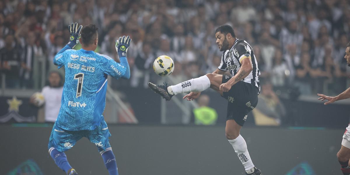 Hulk marcou o primeiro gol do Atlético (Pedro Souza / Atlético)