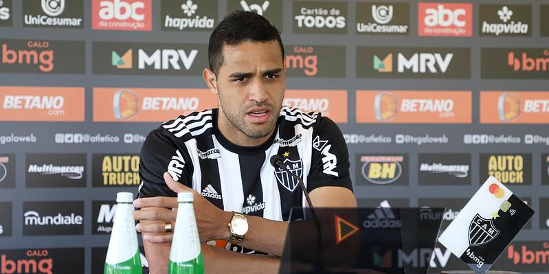 Jogador deu entrevista coletiva e falou sobre chance de estar no time titular do Galo (Bruno Sousa / Atlético)