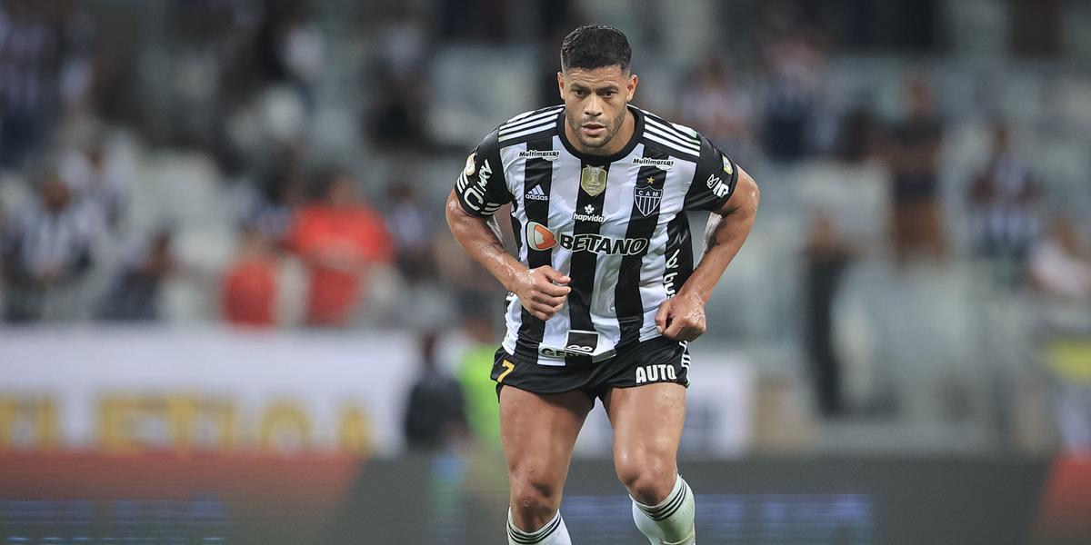 Hulk chegou a 13 jogos sem marcar gol com bola rolando (Pedro Souza/Atlético)