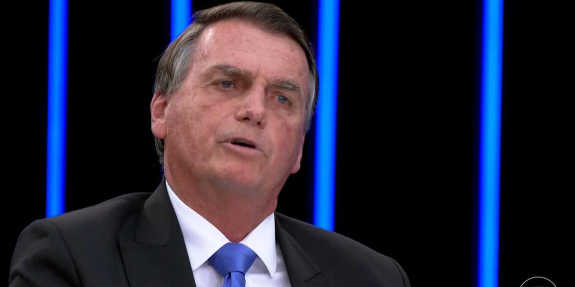 Bolsonaro foi questionado se vai respeitar o resultado das eleições deste ano (Reprodução Globoplay)