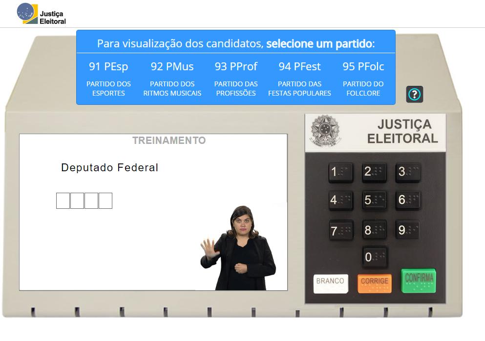 Eleitor Já Pode Treinar O Voto Na Urna Em Simulador Virtual Do TSE