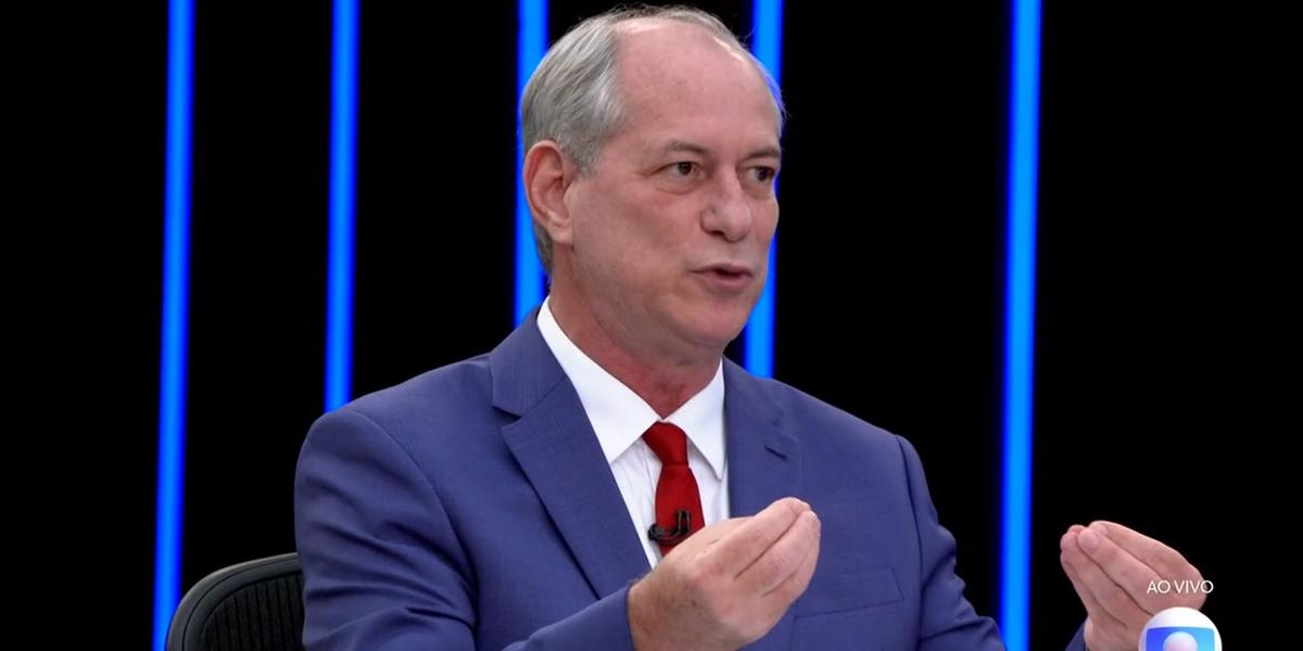 Candidato do PDT à presidência da República é o segundo a ser entrevistado no Jornal Nacional, na série de sabatinas promovidas pela TV Globo (TV Globo / reprodução)