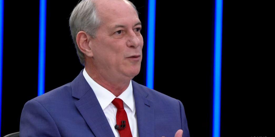 Ciro pretende taxar fortunas acima dos R$ 20 milhões para viabilizar renda mínima (Reprodução Globoplay)