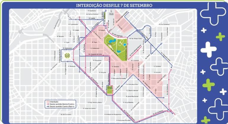 Operação especial de trânsito e transporte para desfile da Independência (PBH / Divulgação)