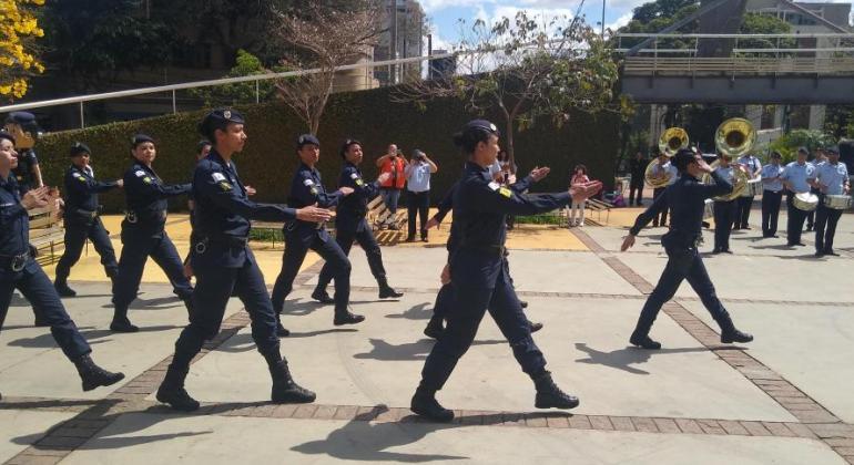 Guarda Municipal terá 300 agentes participando do desfile da Independência (Prefeitura de Belo Horizonte / Divulgação)