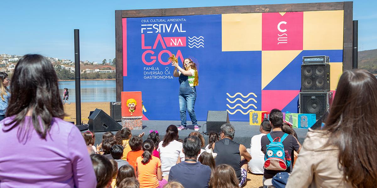 Festival é realizado às margens do maior cartão postal da região da Serra da Moeda (CSUL/DIVULGAÇÃO)