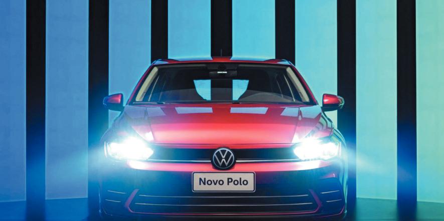 Apesar do visual novo, o Volkswagen Polo 2023 regrediu em relação à linha anterior, com uso de motor mais fraco e até perda de qualidade de frenagem (VW/Divulgação)