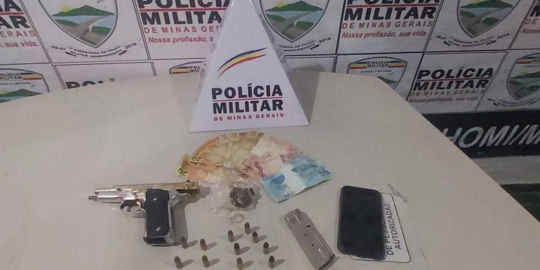 Material apreendido pela PM  (Polícia Militar de Minas Gerais/Divulgação)