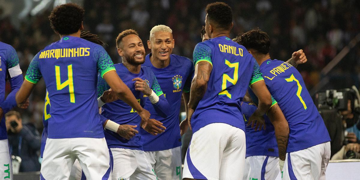 Seleção brasileira venceu a Tunísia por 5 a 0 no último jogo antes da Copa (Lucas Figueiredo/CBF)