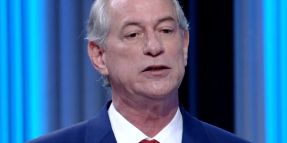 O candidato à presidência Ciro Gomes (PDT) defendeu a universidade pública no Brasil (TV Globo / Reprodução)