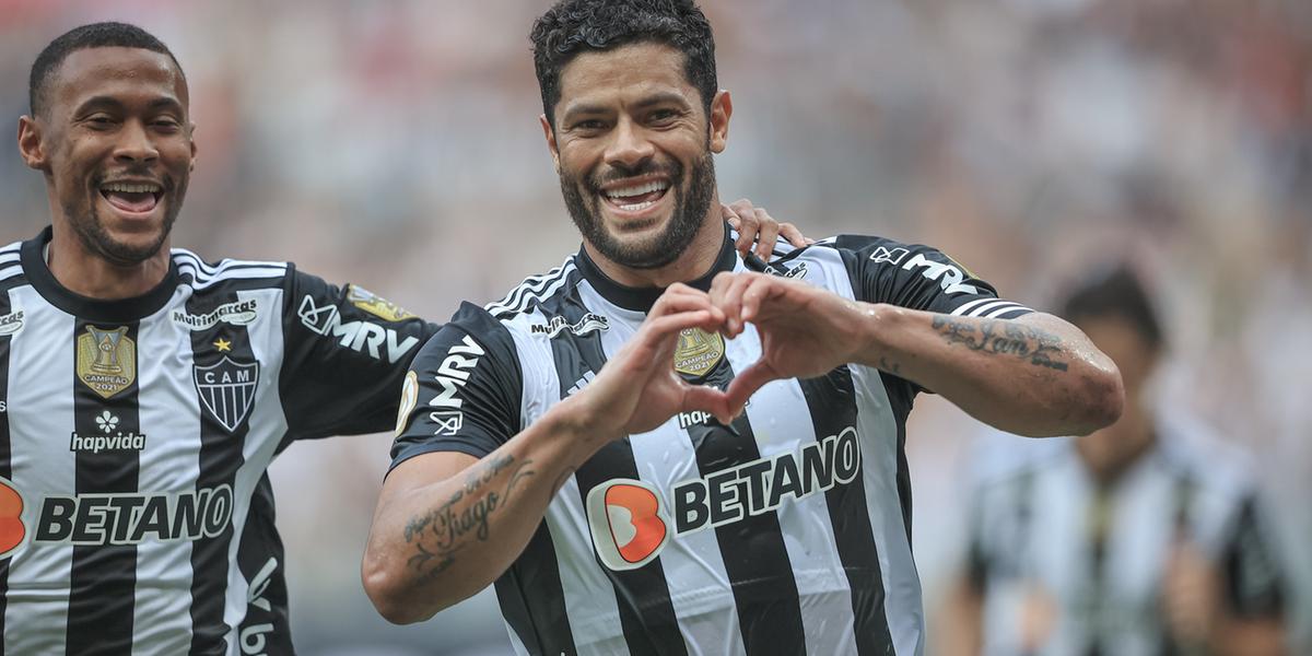 Hulk marcou duas vezes e deu a vitória para o Galo contra o Fluminense (Pedro Souza / Atlético)