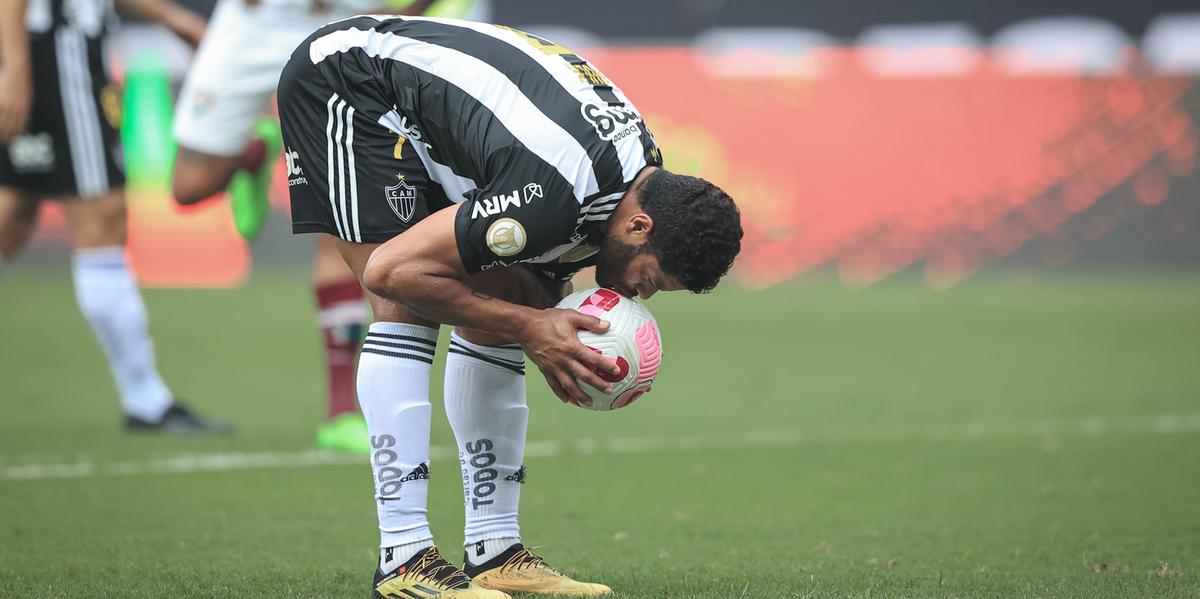 Hulk pode marcar pela primeira vez contra o Santos e ainda ajudar Galo a quebrar tabu de 13 anos (Pedro Souza/Atlético)