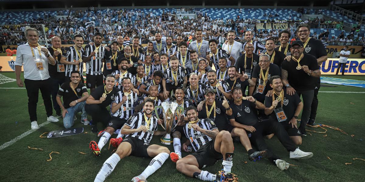 O Atlético bateu o Flamengo na Supercopa do Brasil, em Cuiabá, e agora terá uma revanche da eliminação na Copa do Brasil (Pedro Souza/Atlético)