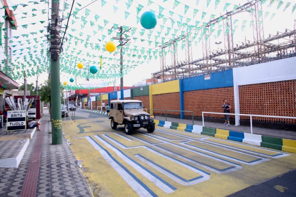 A rua também está participando de um concurso nacional neste ano (Maurício Vieira/Hoje em Dia)