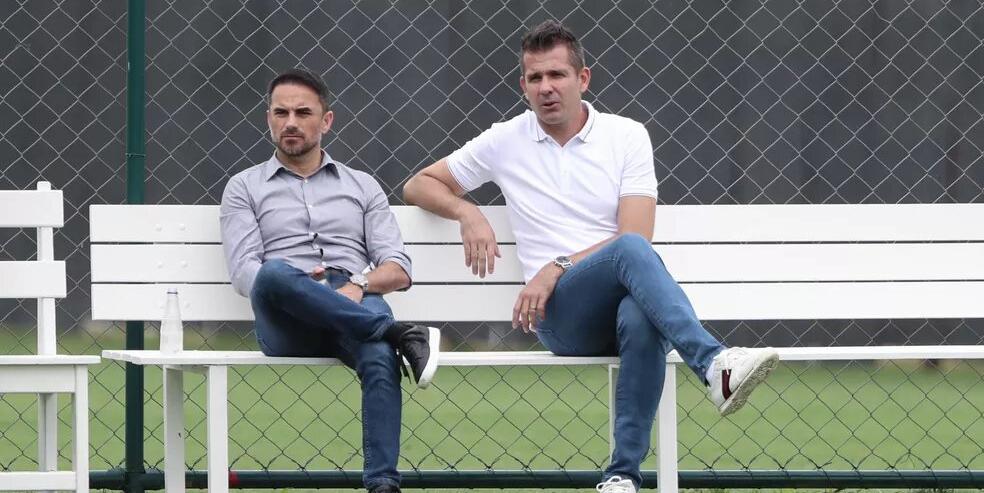 Rodrigo Caetano e Victor Bagy ficarão suspensos apenas durante períodos do Brasileirão (Pedro Souza/Atlético)