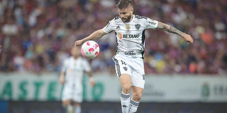 O último gol de Sasha for marcado em julho deste ano, contra o Juventude. (Foto: Pedro Souza / Atlético)