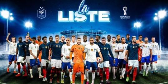 A escalação da França para a final da Copa do Mundo