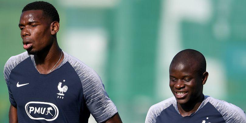 Pogba e Kanté são dois dos principais nomes fora da Copa (Divulgação/Seleção Francesa)