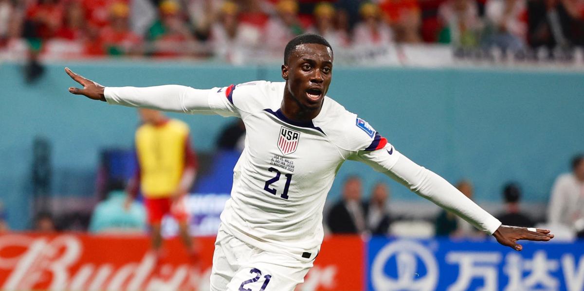 Timothy Weah é filho do vencedor da Bola de Ouro, George Weah (Divulgação/USMNT)