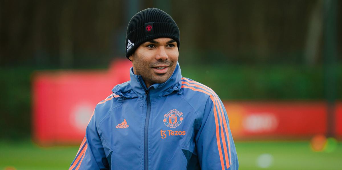 Eliminado nas quartas da Copa com o Brasil, Casemiro já retornou ao Manchester United (Divulgação/Manchester United)