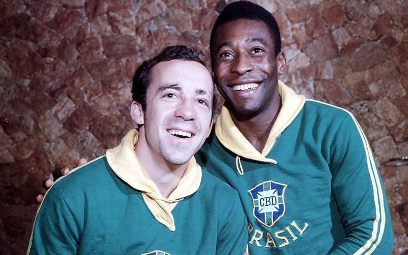 Pelé e Tostão, o Rei e o Rei Branco do futebol (Acervo da CBF)