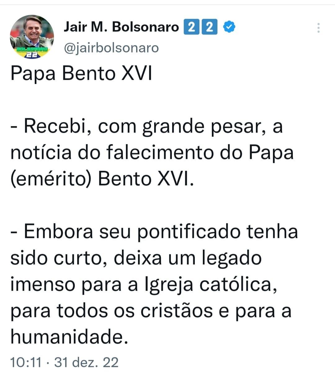 (Reprodução redes sociais Jair Bolsonaro)