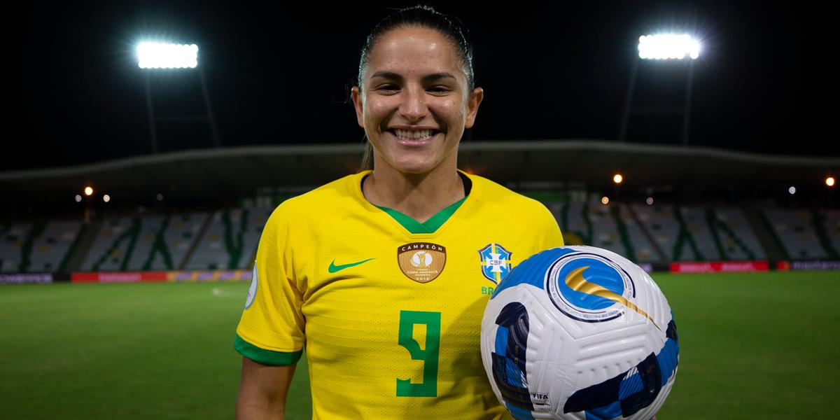 Debinha foi titular do Brasil na conquista da Copa América (Thais Magalhães/CBF)