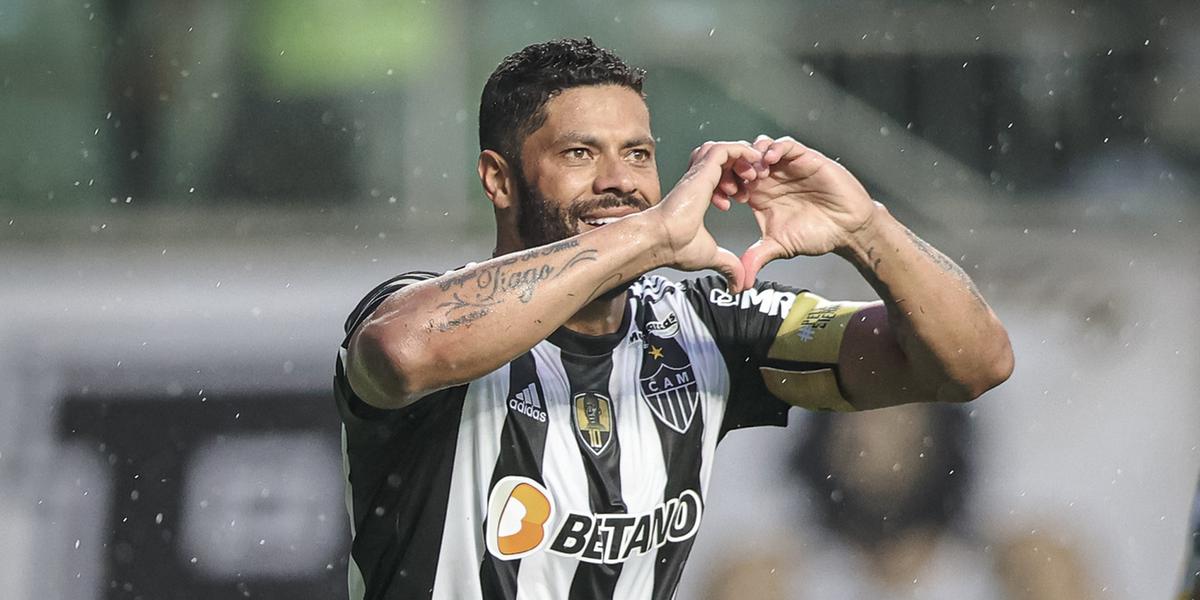 Hulk marcou duas vezes na estreia e garantiu a vitória atleticana (Pedro Souza/Atlético)