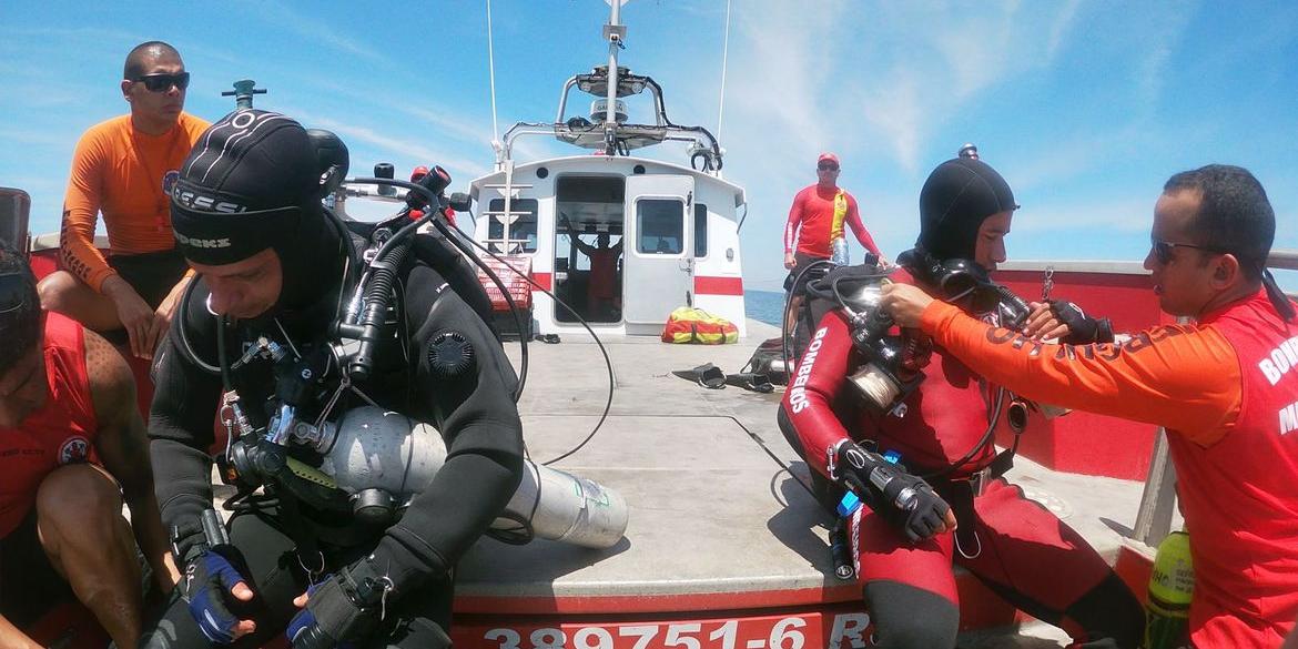 O acidente aconteceu no dia 5 na Baía de Guanabara (Divulgação - Sedec- RJ)