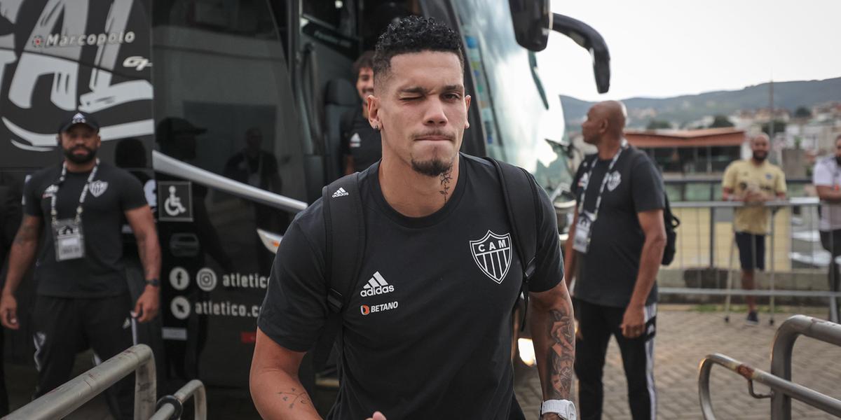 Paulinho está confirmado para seu primeiro clássico com a camisa do Atlético (Pedro Souza/Atlético)