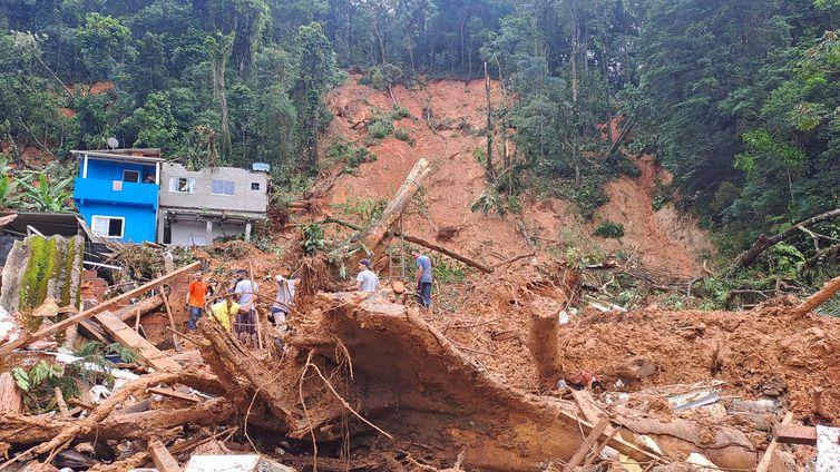 Litoral paulista tem seis municípios em situação de calamidade pública (Defesa Civil de São Paulo/Divulgação)