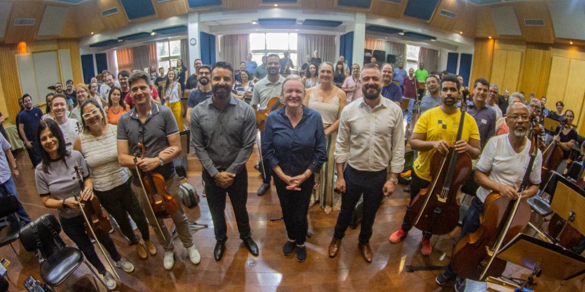 Orquestra Sinfônica de Minas Gerais, pela primeira vez, uma mulher como regente titular (Leo Bicalho / Secult)