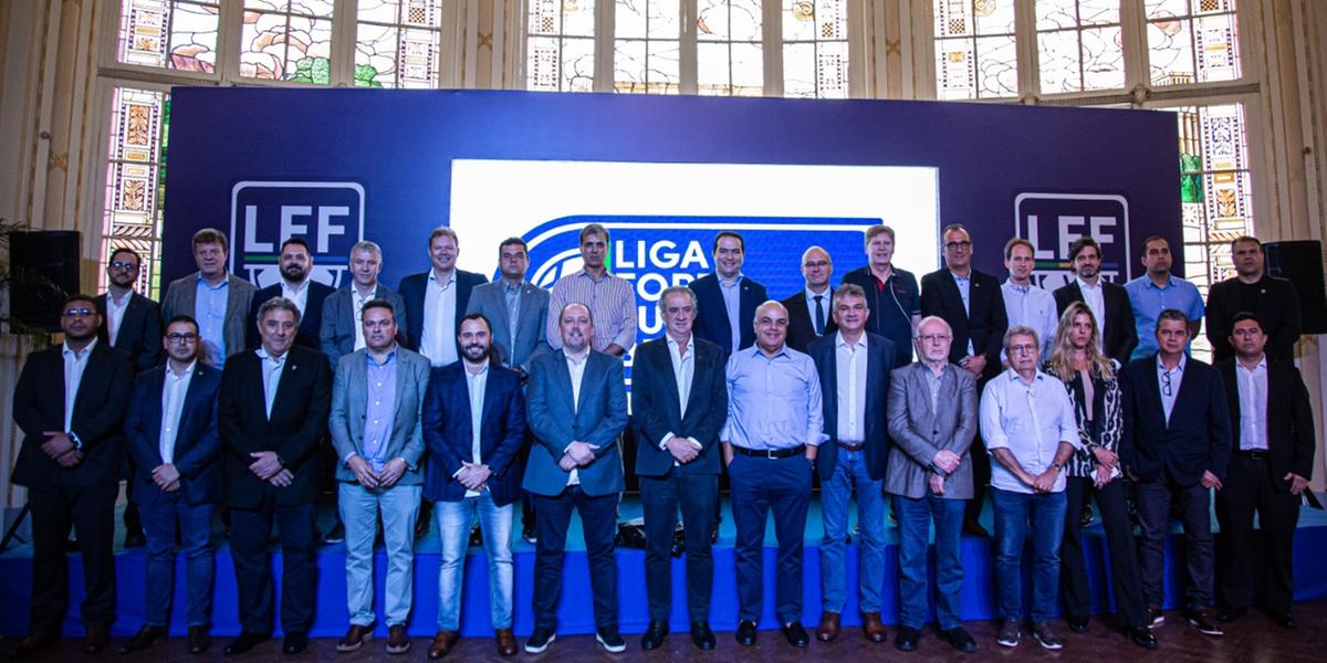 Representantes dos clubes da Liga Forte Futebol (Divulgação/Liga Forte Futebol)