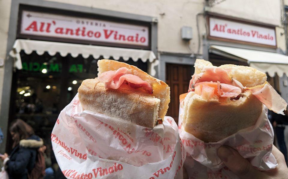 No All'Antico Vinaio o sanduíche é feito na Foccacia com ingredientes frescos e tipicamente italianos (Divulgação)