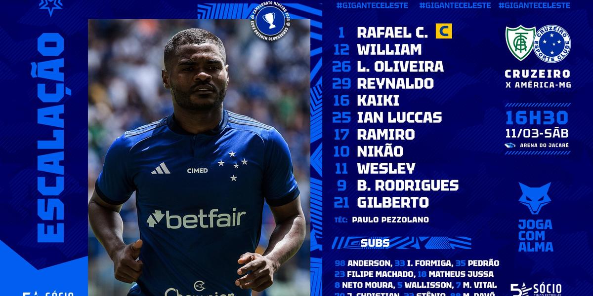  (Reprodução / Twitter Oficial Cruzeiro)