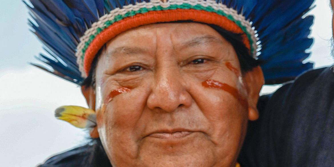 Davi Kopenawa Yanomami recebeu o título de Doutor Honoris Causa pela Unifesp (Ricardo Stuckert/PR)