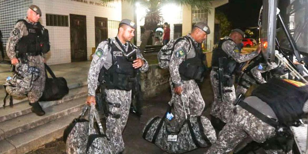 Força Nacional disponibilizará mais policiais, e o estado contará, também, com reforço de militares, viaturas e helicópteros, vindos do Ceará e da Paraíba (Fátima Bezerra/Twitter)