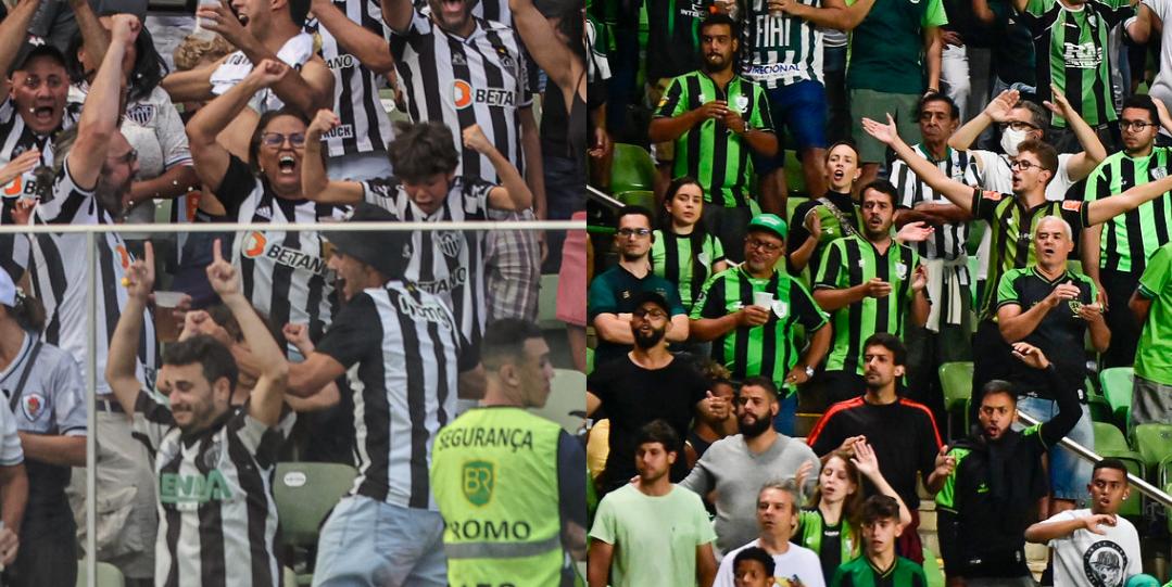 Galo e Coelho conhecem nesta noite os caminhos na Libertadores e Sul-Americana (Montagem / Foto: Pedro Souza - Atlético / Mourão Panda - América)