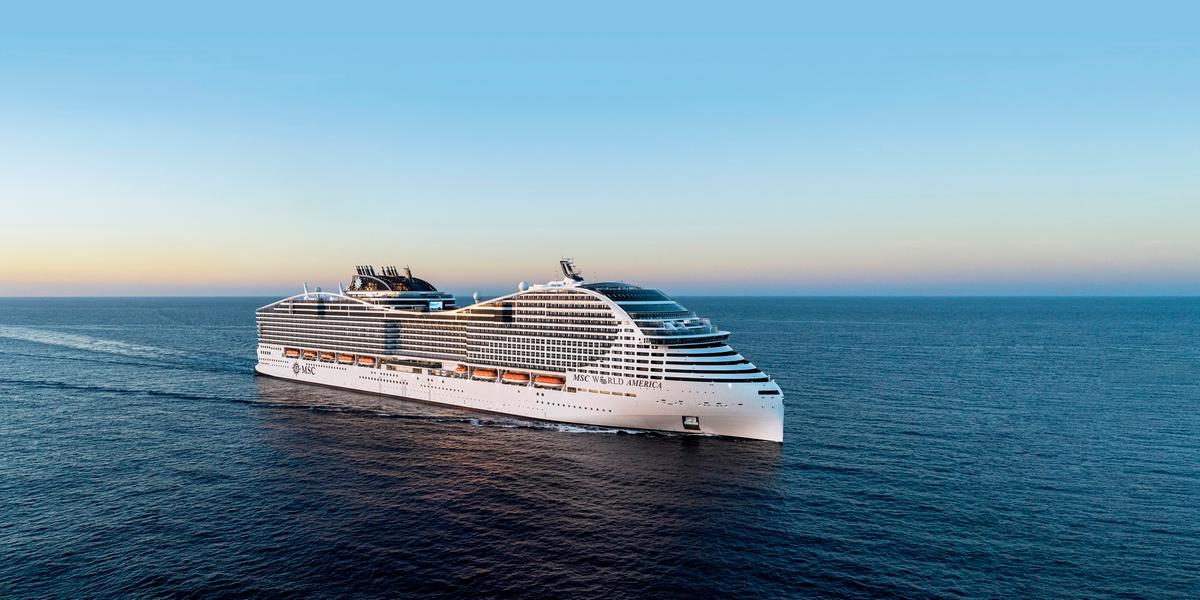 World America, o novo meganavio da MSC Cruzeiros (Divulgação)