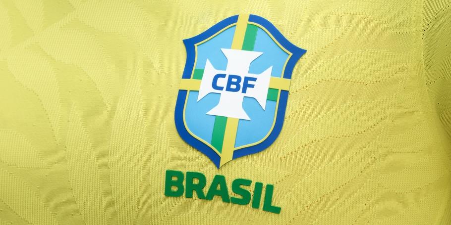 Destalhes de folhas em 3D nos novos uniformes da Seleção (Divulgação/CBF)