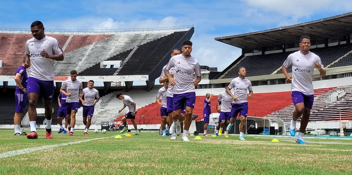 Cruzeiro trabalha em Recife antes de seguir viagem para São Paulo para a estreia no Brasileirão (Marco Ferraz / Cruzeiro)