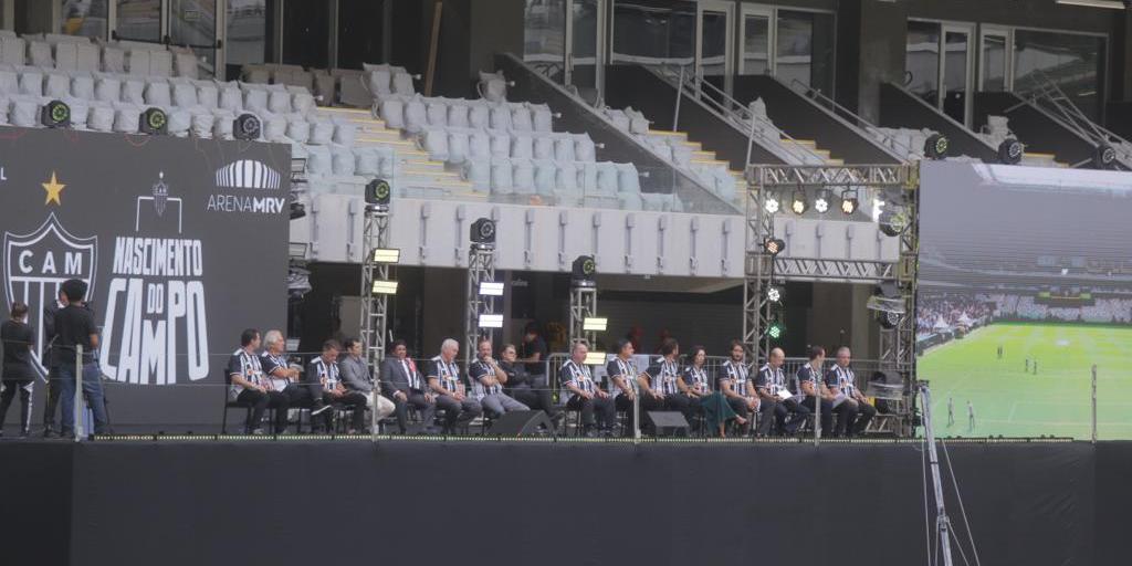 Atleticanos ilustres participam da inauguração da Arena MRV (Fernando Michel/MRV)